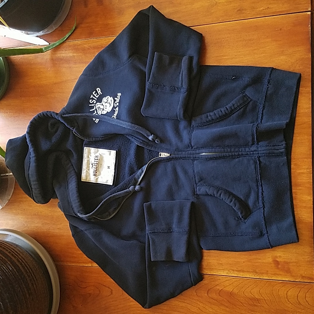 Y2K Hollister Navy Blue Sweatshirt